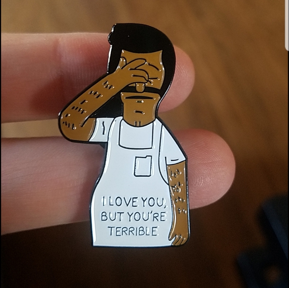Bob Belcher I Love You, But... Bob's Burgers Pin